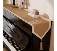 funda para piano Soft Touch Piano Top Runner Mat 80 120 160 200 240 280 Cm De Largo, Almohadillas Protectoras Superiores Para Tocador/piano Digital(Style-2,30x280cm/11.8x110.2in)