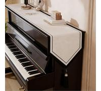 funda para piano Soft Touch Piano Top Runner Mat 80 120 160 200 240 280 Cm De Largo, Almohadillas Protectoras Superiores Para Tocador/piano Digital(Style-5,30x200cm/11.8x78.7in)