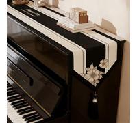 funda para piano Soft Touch Piano Top Runner Mat 80 120 160 200 240 280 Cm De Largo, Almohadillas Protectoras Superiores Para Tocador/piano Digital(Style-1,30x80cm/11.8x31.5in)