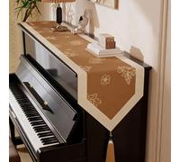 funda para piano Tapete Para Piano Vertical, Fondo Antideslizante, Con Almohadilla Protectora Para Piano De 30 Cm Para Mesa, Escritorio, Tocador, Entrada(Style-E,30x280cm/11.8x110.2in)