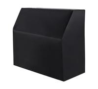 Funda para piano vertical de tamaño completo, protector impermeable a prueba de polvo, tela negra resistente con de almacenamiento, cobertura completa para pianos verticales estándar, tela