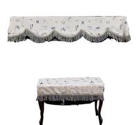 Funda para piano vertical, Funda for piano vertical estándar Romantic Paris de 150 cm, varios tamaños((Piano+single stool) cover)