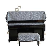 Funda para piano vertical, Media cubierta for piano vertical, 88 teclas, tamaños múltiples multicolores con for taburete(Blue,Only keyboard (30 * 190cm))