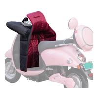 Funda para piernas de scooter - Delantal para calentar las piernas de moto, impermeable, con manguitos para manillar, manta cálida para el parabrisas de motocicleta