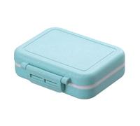 Funda para píldoras diarias, bonita funda para pastillas de viaje - Pastillero portátil con 3 compartimentos | Caja complementaria impermeable 3 veces al día para uso diario, viajes, productos de