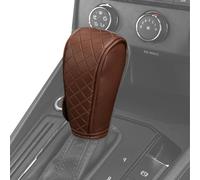 Funda para pomo de palanca de cambios de coche, de piel sintética, resistente al polvo, resistente al desgaste, resistente al desgaste, resistente al agua, para coche, camión y SUV