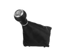 Funda Para Pomo Palanca Cambios Manual 6 Velocidades Para A4 Para S4 Para 8K Para A5 Para 8T Para Q5 Para 8R Para S-Line 2007-2015 Coche Palanca Velocidad(Black)