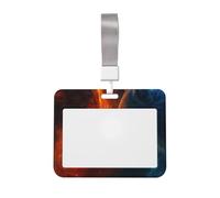 Funda para porta credencial de Lobos de Fuego y Hielo, cuerda para colgar, carcasa protectora para el pecho