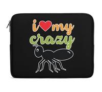 Funda para Portátil Amo A Mi Tía Loca Funda Portátil Y Tablet Multicolor Personalizado Protectora para Portátiles, para Laptop, Mujer, Travel, 15In
