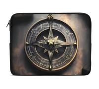 Funda para Portátil Brújula De Runas Nórdicas De Diseño Mágico Funda Portátil Antigolpes Moda Tableta Maletín, para Mujer, Hombre, Computadoras, 15In