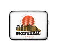 Funda para Portátil Canadá Montreal Funda para Portatil Anti-Rasguños Antigolpes Funda para Computadora Portátil 15In, para Mujer, Hombre