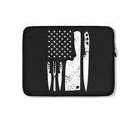 Funda para Portátil Chef Americano Patriótico Portátil Bolsa Anti-Rasguños Multicolor Ordenador Portátil Caso 15In, para Laptop, Computadoras Portátiles