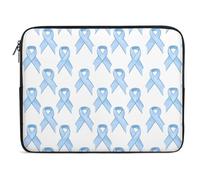 Funda para Portátil Cintas Azules para La Concientización sobre El Cáncer De Próstata Funda Portátil Anti-Rasguños Impermeable Protectora para Portátiles, para Office, Laptop, Computadoras, 15In