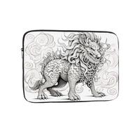Funda para portátil con estampado de animales mitológicos, delgada y portátil, adecuada para viajes de oficina y desplazamientos
