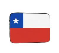 Funda para portátil con estampado de bandera de Chile, bolsa portátil de 13 pulgadas, adecuada para viajes y viajes.