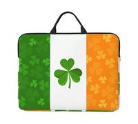 Funda para portátil con estampado de bandera irlandesa de 16.5 x 12.2 pulgadas, doble uso comercial e informal, adecuada para algunos portátiles