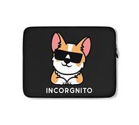 Funda para Portátil Corgi De Incógnito Funda para Portatil Personalizado Multicolor Funda Protectora para Portátiles 15In, para Hombre, Mujer