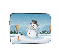 Funda para portátil de 10 pulgadas, funda protectora suave con estampado de Feliz Navidad, bolsa delgada y ligera, especialmente compatible con MacBook de 10 pulgadas, se adapta a algunos portátiles
