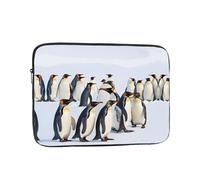 Funda para portátil de 12 pulgadas, funda protectora suave con bonito estampado de animales de pingüino, bolsa delgada y ligera, especialmente compatible con MacBook de 12 pulgadas, se adapta a