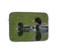 Funda para portátil de 12 pulgadas, funda protectora suave con estampado Loon Nature Bird, bolsa delgada y ligera, especialmente compatible con MacBook de 12 pulgadas, se adapta a algunos portátiles