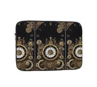 Funda para portátil de 12 pulgadas, funda protectora suave con reloj de engranajes, impresión de siglo de bronce, bolsa delgada y ligera, especialmente compatible con MacBook de 12 pulgadas, se adapta
