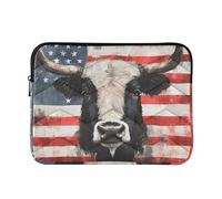 Funda para portátil de 13 a 14 pulgadas, maletín conciso para laptop, maletín Buffalo USA Stars para tablet, bolsa de transporte para viajes de trabajo