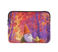 Funda para portátil de 13 a 14 pulgadas, resistente al agua, bolsa de viaje para laptop, bolso de mano, diseño de Hello Fall Harvest Dwarfs para el trabajo, viaje, Latitude