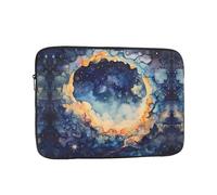 Funda para portátil de 13 pulgadas, diseño de acuarela de cielo estrellado, delgada y portátil, adecuada para viajes de oficina y viajes