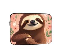 Funda para portátil de 13 pulgadas, impermeable, resistente a los golpes, funda de transporte para portátil con texto en inglés "You are Awesome Sloth"