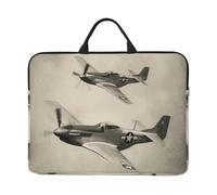 Funda para portátil de 14 pulgadas, funda protectora a prueba de golpes, funda protectora para aviones de la Segunda Guerra Mundial, funda delgada para laptop