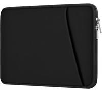 Funda para portátil de 15.6 pulgadas, funda protectora duradera a prueba de golpes, bolsa portátil para laptop HP Dell Asus Lenovo de 15.6 pulgadas, funda para laptop con bolsillo frontal, color negro