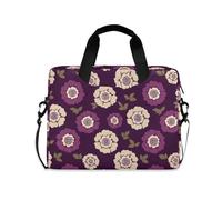 Funda para portátil de 15 a 16 pulgadas, impermeable, para laptop, Inglaterra, Tudor, rosa, caqui, morado, bolsillo para computadora portátil, viajes, negocios