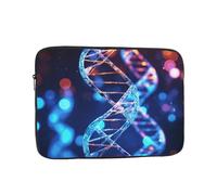 Funda para portátil de 15 pulgadas, a prueba de golpes, bolsa de transporte para computadora DNA Genetic Helix, funda protectora delgada
