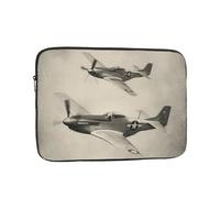 Funda para portátil de 15 pulgadas, funda protectora a prueba de golpes, funda protectora para aviones de la Segunda Guerra Mundial, funda delgada