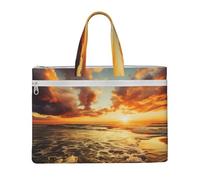 Funda para portátil de 15 pulgadas, funda protectora delgada para computadora de 15 pulgadas, funda protectora nublada, atardecer, cielo, maletín