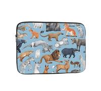 Funda para portátil de 15 pulgadas, funda protectora suave con estampado de animales de granja, bolsa delgada y ligera, especialmente compatible con MacBook de 15 pulgadas, se adapta a algunos