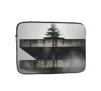 Funda para portátil de 17 pulgadas, a prueba de golpes, funda protectora delgada para transporte de viaje para árboles que habitan rascacielos de 17 pulgadas