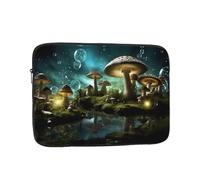 Funda para portátil de 17 pulgadas, apta para laptop, tablet, viajes, diseño de bosque de elfos