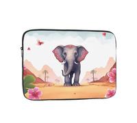 Funda para portátil de 30,5 cm, impermeable, resistente a los golpes, diseño de elefante de la suerte, ligera, para ordenador