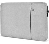 Funda para portátil de 6.1 y 16 pulgadas, funda protectora a prueba de golpes con bolsillo para accesorios, bolsa de viaje resistente al agua para HP, Dell, Lenovo, Acer, ASUS, Chromebook, color gris