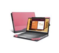 Funda para portátil Dell Latitude 5550 2 en 1 | Latitude 5540 - Funda con bolsillo interior de piel sintética de 15.6 pulgadas (rosa)
