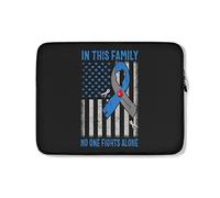 Funda para Portátil En Esta Familia Nadie Lucha Solo Concientización sobre La Diabetes Tipo 1 Tableta Maletín Anti-Rasguños Impermeable Portátil Bolsa 15In, para Laptop, Computadoras Portátiles