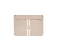 Funda para portátil Guess 4G con estampado de rayas para MacBook de 16" rosa