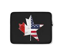Funda para Portátil Hojas De Canadá Y Estados Unidos Funda Protectora para Portátiles Anti-Rasguños Antigolpes Funda para Ordenadores Portátiles 15In, para Mujer, Laptop