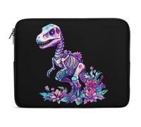 Funda para Portátil Huesos De Dinosaurio Esquelético Paleontólogo Funda para Computadora Portátil Anti-Rasguños Moda Ordenador Portátiles, para Laptop, Travel, Office, 15In