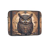 Funda para Portátil Impresiones De Creencias sobre El Búho Funda Portátil Personalizado Moda Protectora para Portátiles, para Mujer, Hombre, Laptop, 15In