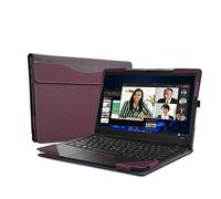 Funda para portátil Lenovo ThinkPad X1 Carbon Gen 9 ThinkPad X1 Carbon Gen12/10/11/X1 Yoga Gen 6/7/8 Case 2023 All-Inclusive Drop-Proof Funda de Piel sintética de 14 Pulgadas con Bolsillo Interior
