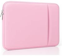 Funda para portátil MacBook Neo de 13 pulgadas A3404 2026 A18 Pro con 2 bolsillos, accesorios (rosa)
