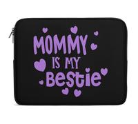 Funda para Portátil Mamá Es Mi Mejor Amiga Funda Portátil Y Tablet Personalizado Multicolor Protectora para Portátiles, para Mujer, Hombre, Office, 15In