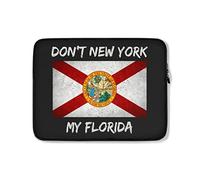 Funda para Portátil No Hagas Nueva York, Mi Bandera De Florida Tableta Maletín Impermeable Moda Maletin Portatil 15In, para Mujer, Computadoras Portátiles